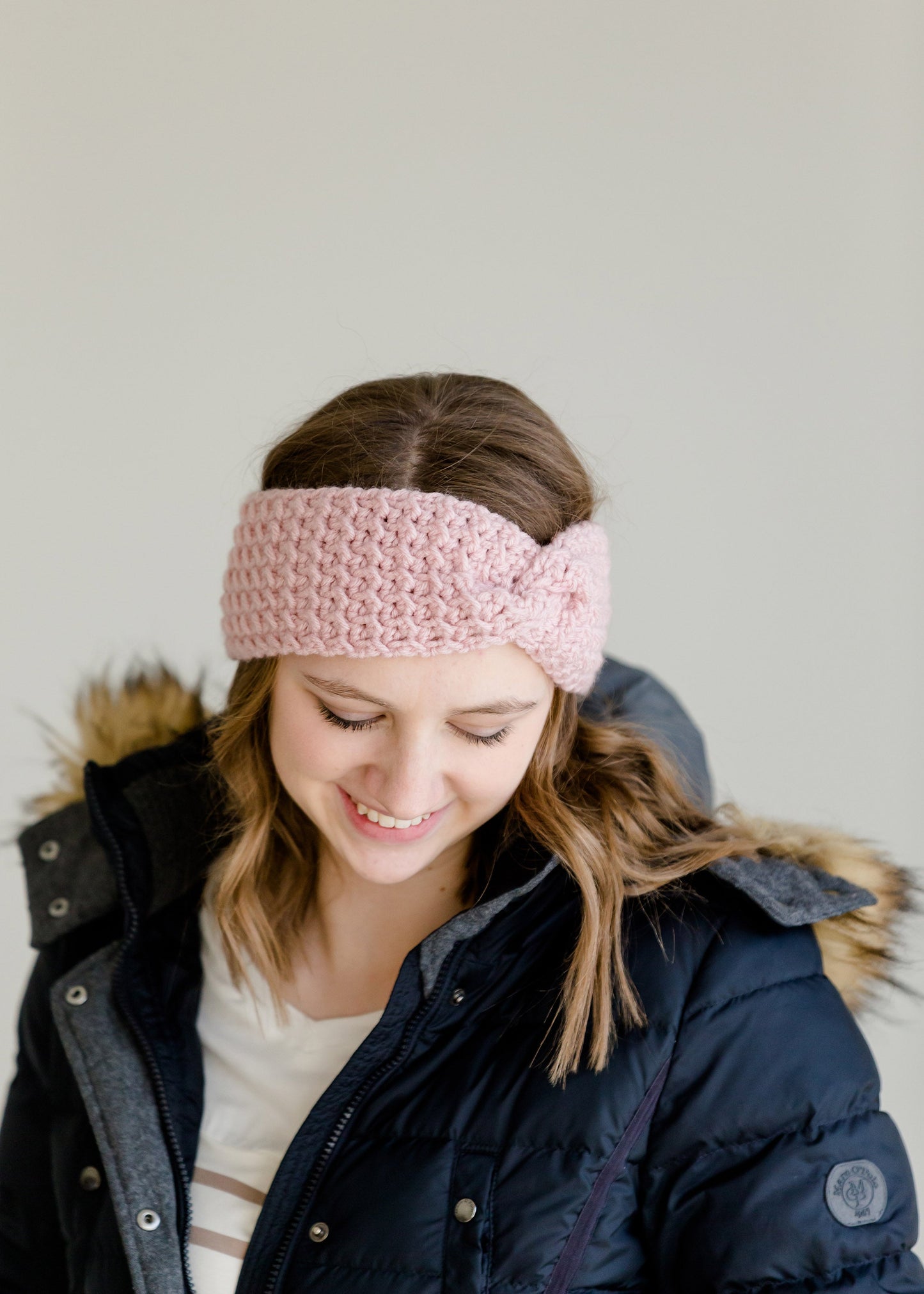 Crocheted Blush Headband - FINAL SALE Accessories