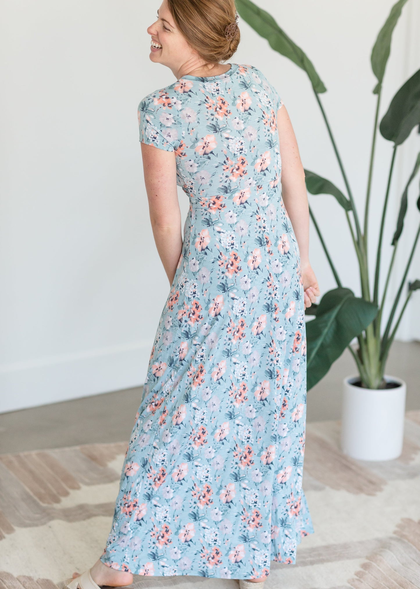Crossover Floral Maxi Dress Dresses Beeson River