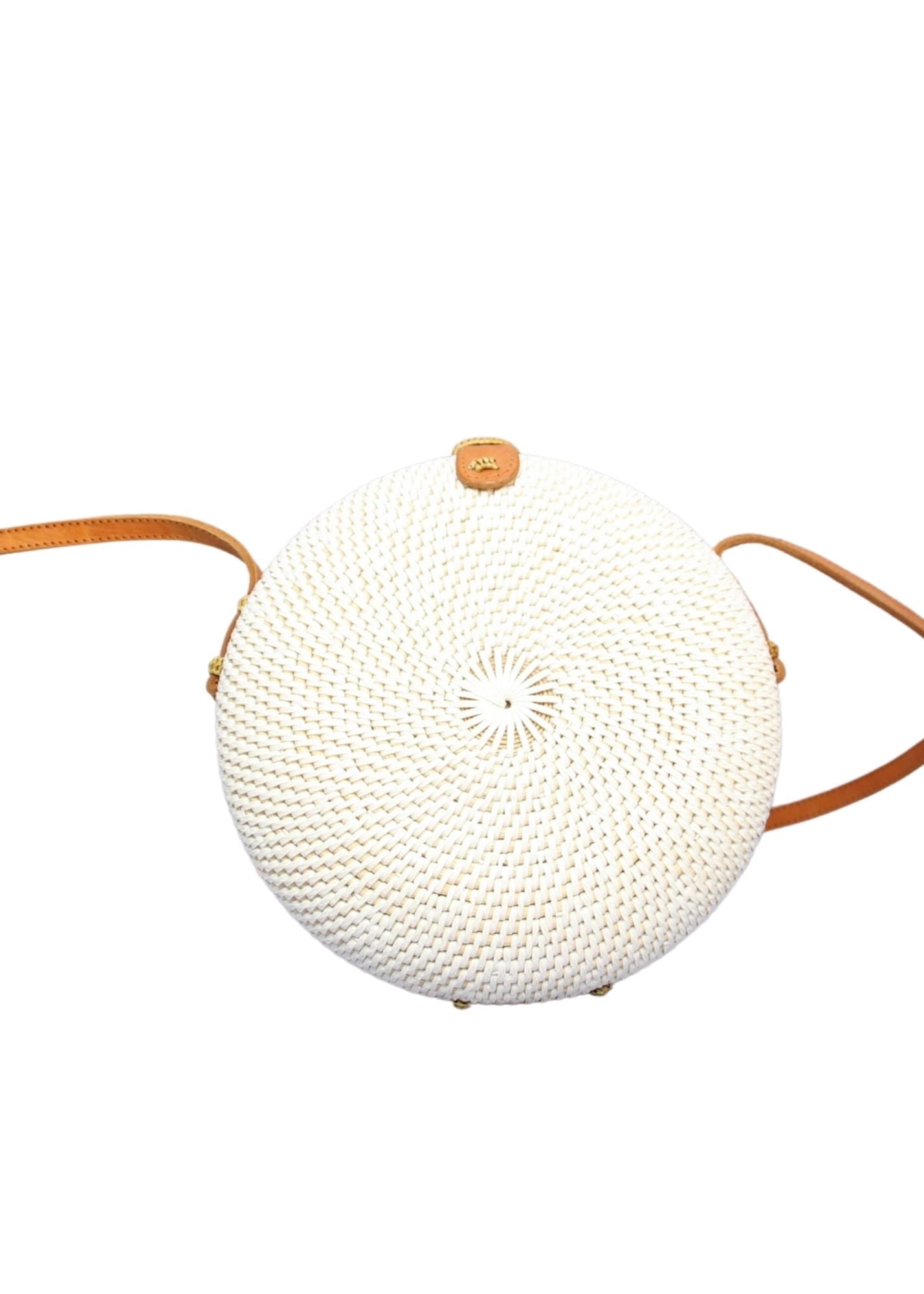 Curved White Bali Bag Accessories Bright Smile