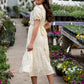 Dainty Ruffle Sleeve Midi Dress Dresses Yellow