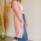 Dark Rose Soft + Classic Cardigan Tops Tea N Rose