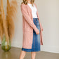 Dark Rose Soft + Classic Cardigan Tops Tea N Rose