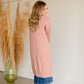 Dark Rose Soft + Classic Cardigan Tops Tea N Rose