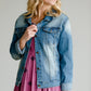 Dark Washed Denim Jean Jacket - FINAL SALE Layering Essentials