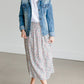 Dark Washed Denim Jean Jacket - FINAL SALE Layering Essentials