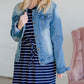 Dark Washed Denim Jean Jacket - FINAL SALE Layering Essentials