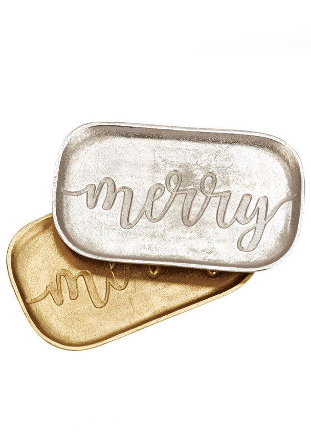 Decorative Tin Merry Tray - FINAL SALE Home & Lifestyle