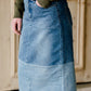 Denim Blocked Midi Jean Skirt - FINAL SALE Skirts