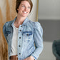 Denim Drop Shoulder Jean Jacket Shirt KUT