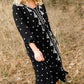 Detail Print Drawstring Midi Dress - FINAL SALE Dresses