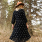 Detail Print Drawstring Midi Dress - FINAL SALE Dresses