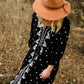 Detail Print Drawstring Midi Dress - FINAL SALE Dresses