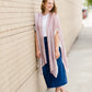 cream and red light weight one size fits all kimono