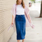 cream and red light weight one size fits all kimono