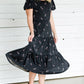 Detailed Sleeve Tiered Midi Dress - FINAL SALE Dresses