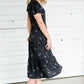 Detailed Sleeve Tiered Midi Dress - FINAL SALE Dresses