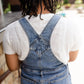 Distressed Classic Denim Overall Dress Dresses