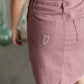 Distressed Overall Midi Dress Dresses Polagram + BaeVely