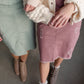 Distressed Overall Midi Dress Dresses Polagram + BaeVely