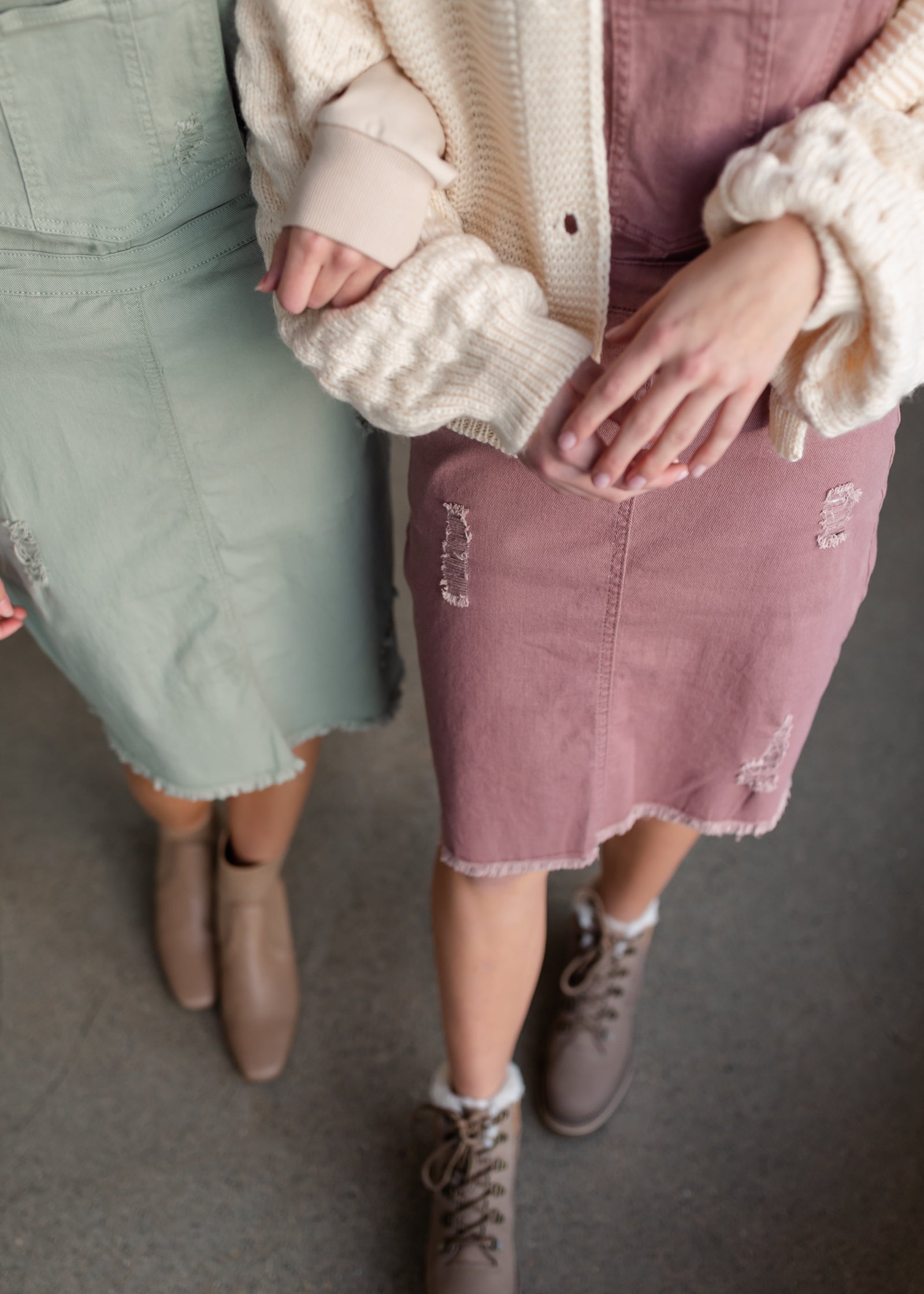 Distressed Overall Midi Dress Dresses Polagram + BaeVely