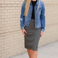 Distressed Wash Denim Jean Jacket Tops