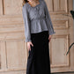 Ditsy Floral Balloon Long Sleeve Cinched Waist Top - FINAL SALE Tops Hayden