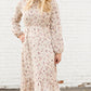 Ditsy Print Cream Floral Midi Dress - FINAL SALE Dresses
