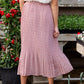Ditsy Print Pleated Midi Skirt Skirts Tea N Rose