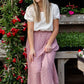 Ditsy Print Pleated Midi Skirt Skirts Tea N Rose