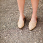 Dolce Vita natural women's slip on raffia mule