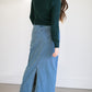 Donna Light Wash Long Denim Skirt - FINAL SALE Skirts
