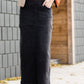 Donna Long Denim Skirt - FINAL SALE Skirts