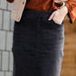 Donna Long Denim Skirt - FINAL SALE Skirts