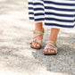 Double Buckle Taupe Slide Sandals - FINAL SALE Shoes