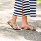 Double Buckle Taupe Slide Sandals - FINAL SALE Shoes