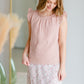 Double Gauze Ruffled Blouse Shirt