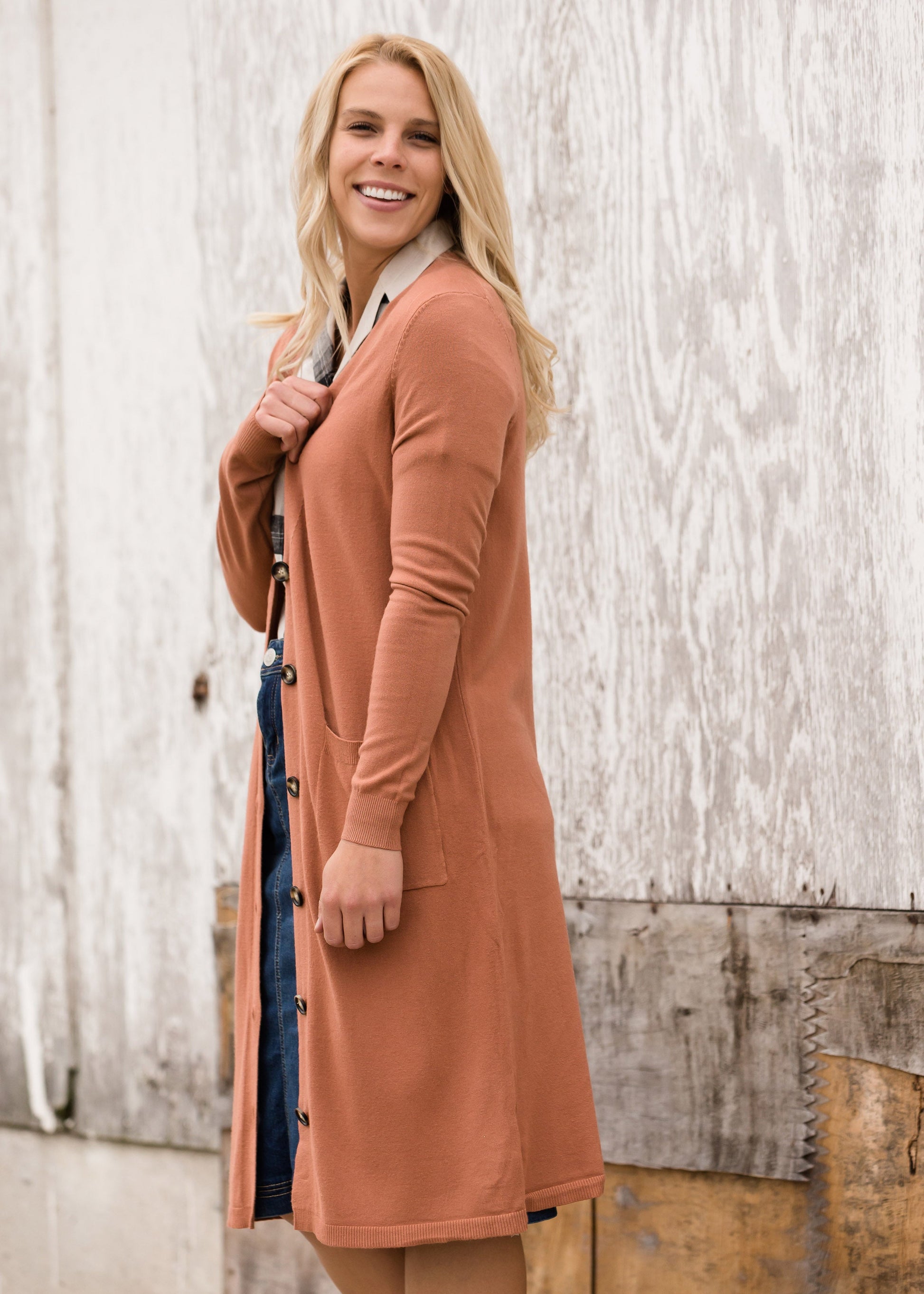 Double Pocket Open Front Cardigan - FINAL SALE Layering Essentials