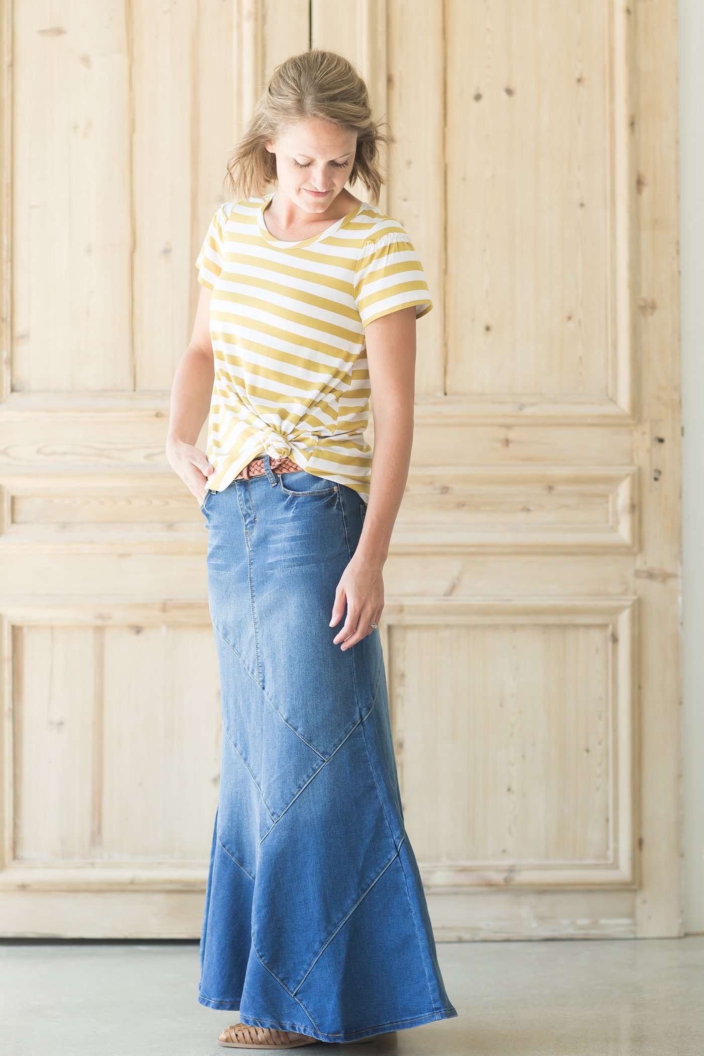Down Home Diagonal Skirt Skirts