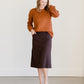 Dressy Back Zip Midi Skirt - FINAL SALE Skirts
