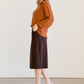 Dressy Back Zip Midi Skirt - FINAL SALE Skirts