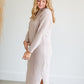 Dusty Lilac Knit Sweater Dress Dresses LUSH