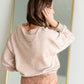 Dusty Pink Crew Neck Sweatshirt Shirt VOY