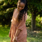 Dusty Rust Pillow Sleeve Midi Dress Dresses Tres Bien