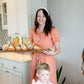 Dusty Salmon Button Front Dress - FINAL SALE Dresses