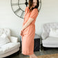 Dusty Salmon Button Front Dress - FINAL SALE Dresses