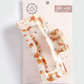 Eco-Friendly Jumbo Open Shape Claw Clip Accessories Brown