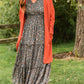 Eden Sage Floral Ruffle Sleeve Maxi Dress - FINAL SALE Dresses