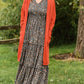 Eden Sage Floral Ruffle Sleeve Maxi Dress - FINAL SALE Dresses