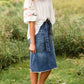 Elastic Waist Paper Bag Midi Skirt - FINAL SALE Skirts