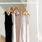 Elevated Ribbed Layering Tank Top Shirt Zenana Black / S